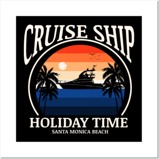 Cruise ship holiday time Posters and Art